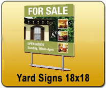 Yard Signs 18x18 - YARD SIGNS & Magnetic Cards | Cheapest EDDM Printing